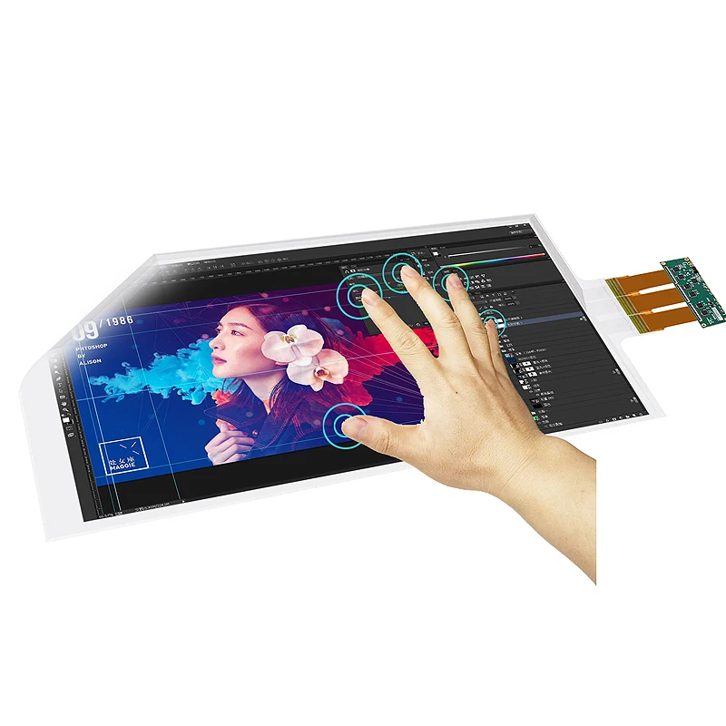 sensitive 55 inch interactive touch foil capacitive touch screen film 10 20 30 40  touch points