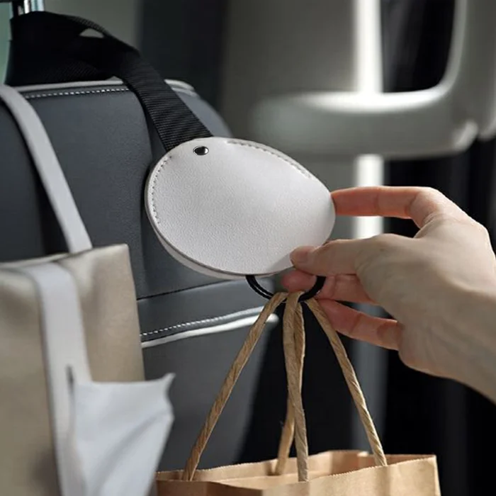Opvouwbare auto tas haken - PU lederen handschoen Hnager, doos portemonnee haak | Multifunctionele opvouwbare auto organisator verborgen haak, achterbank Hnaging verborgen opslag houder organisator