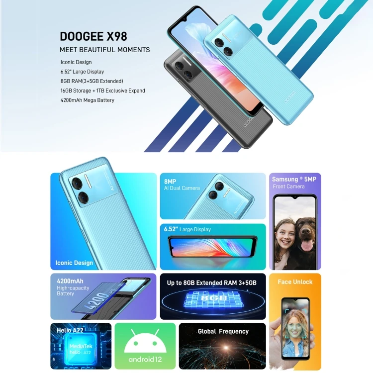 Factory Original DOOGEE X98 6.52