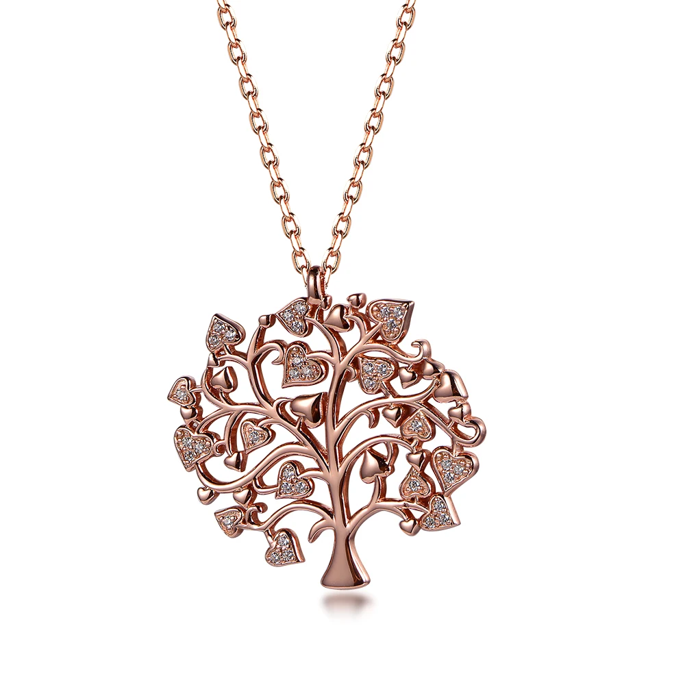 925 sterling silver life tree pendant necklace tree of life jewelry necklace pendant for Women tree of life crystal pendant