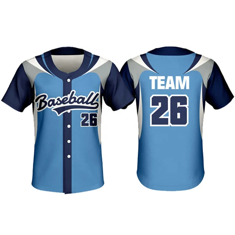 Source Wholesale sublimation custom baseball jersey/vintage