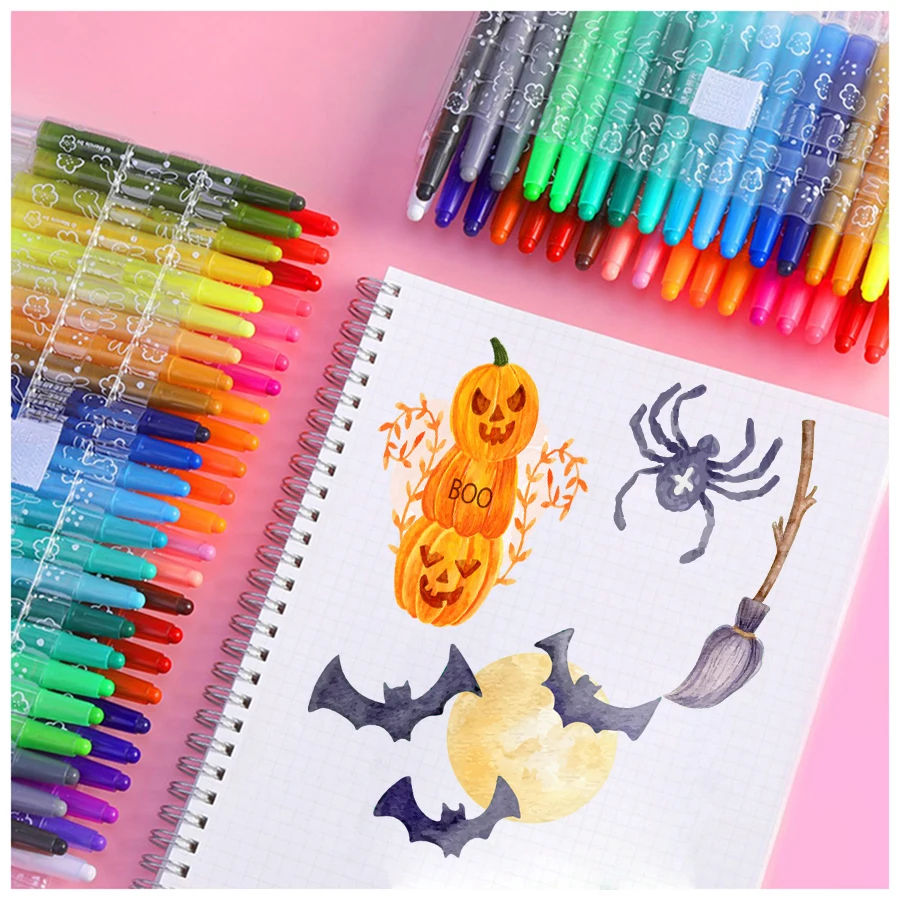 Best Selling Wax Lip Crayons Non-toxic Twistable Toddlers Set for Painting Graffiti Coloring Fun