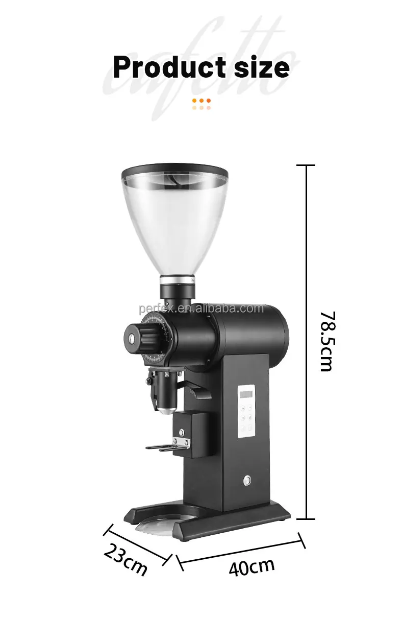 Coffee Tea Espresso Supplies Coffee Grinder Machine 98mm Coffee Powder