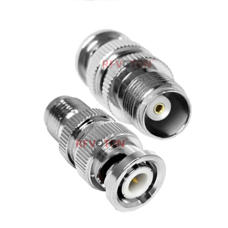 Factory Connectors TNC-F-BNC-M BNC Male Plug to TNC Female Jack 50 Ohm RF Connectors Adapter in Stock