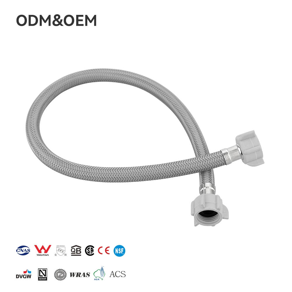 PET Braided Flexible Modern High Resistant Explosion-Safe Bathroom Plumbing Hose for Water Heater Stock Available