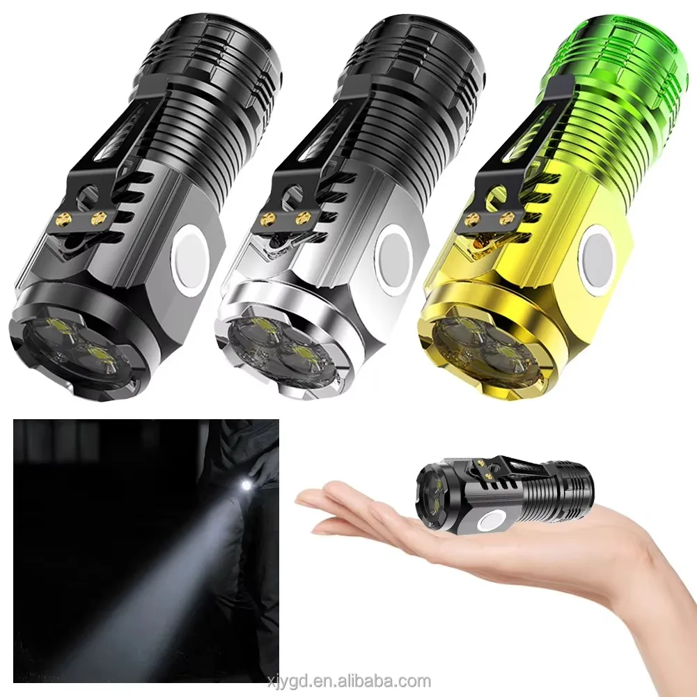 Magnetic Mini LED Flashlight - Super Bright & Rechargeable