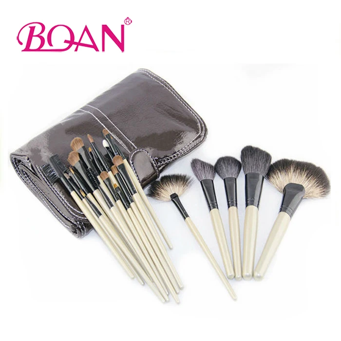 21 Pcs Nylon Makeup Fan Brush Set/Cosmetic Facial Brush Set