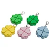 Porte-clés jouet fidget trèfle à quatre feuilles