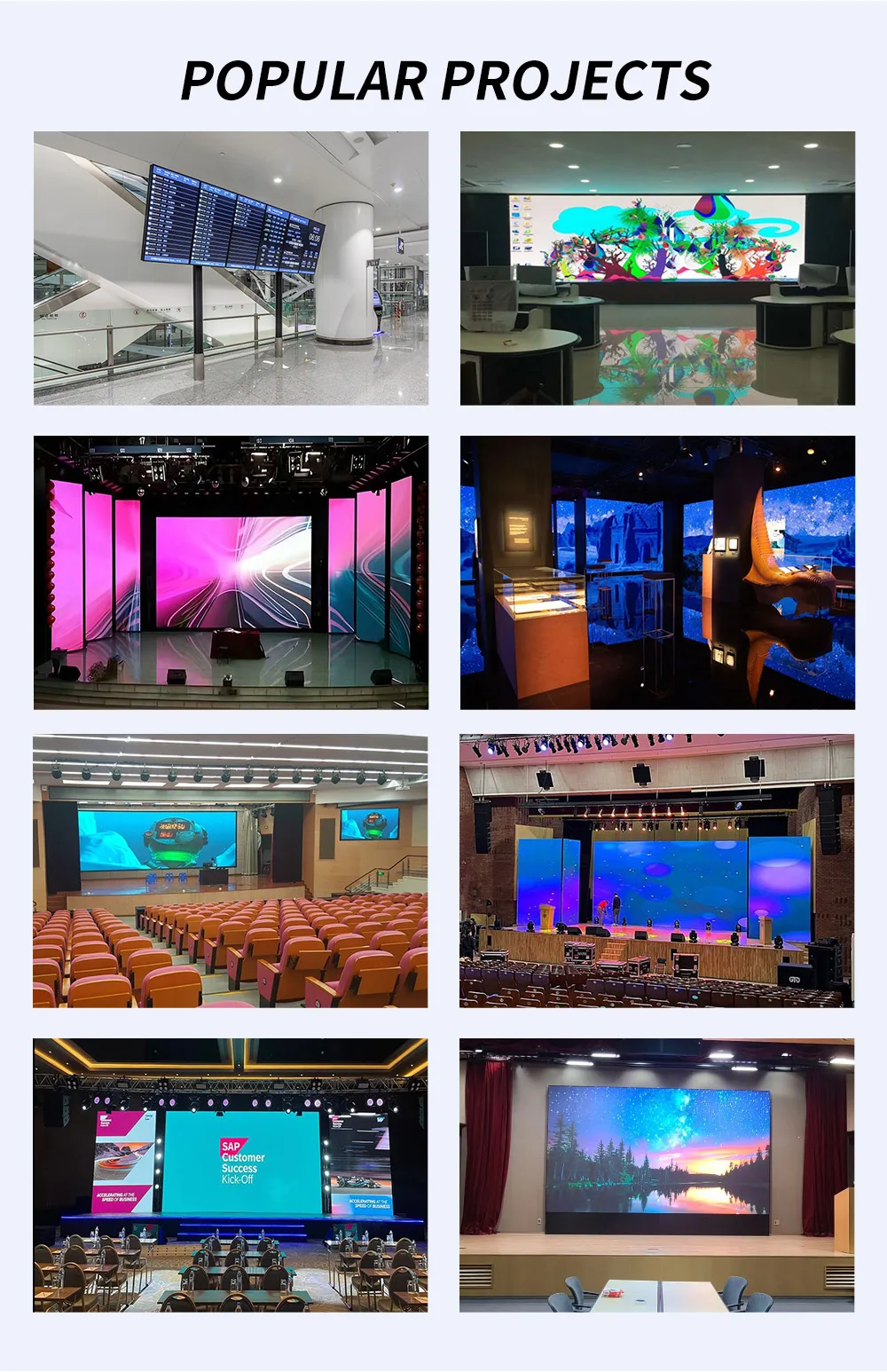 320*160mm LED Display Module