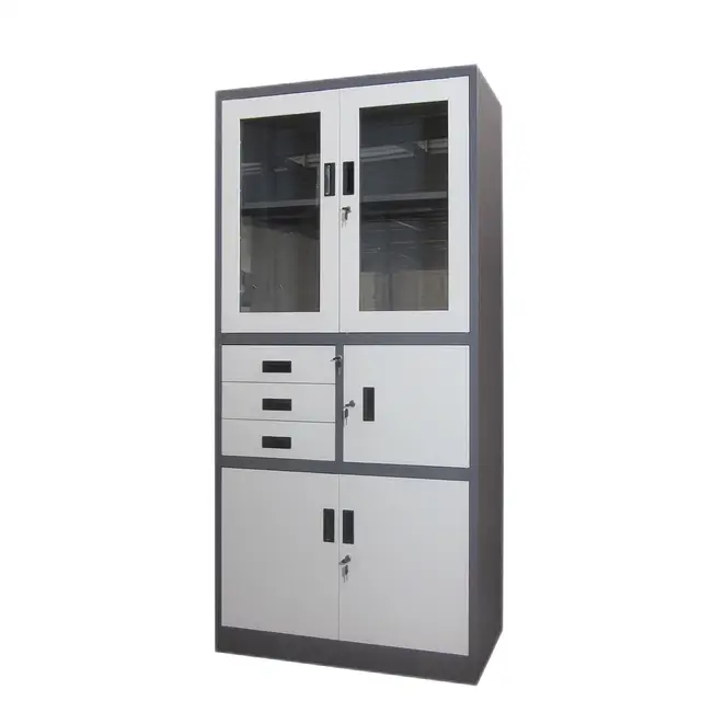 2024 Hot Sale Glass Door Filing Cabinet Metal Cabinet File Cabinet With Glass Door