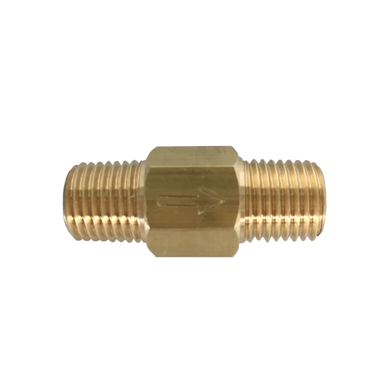 1/4 In. Npt Male To Male Thread Brass Non Return Check Valve Buy