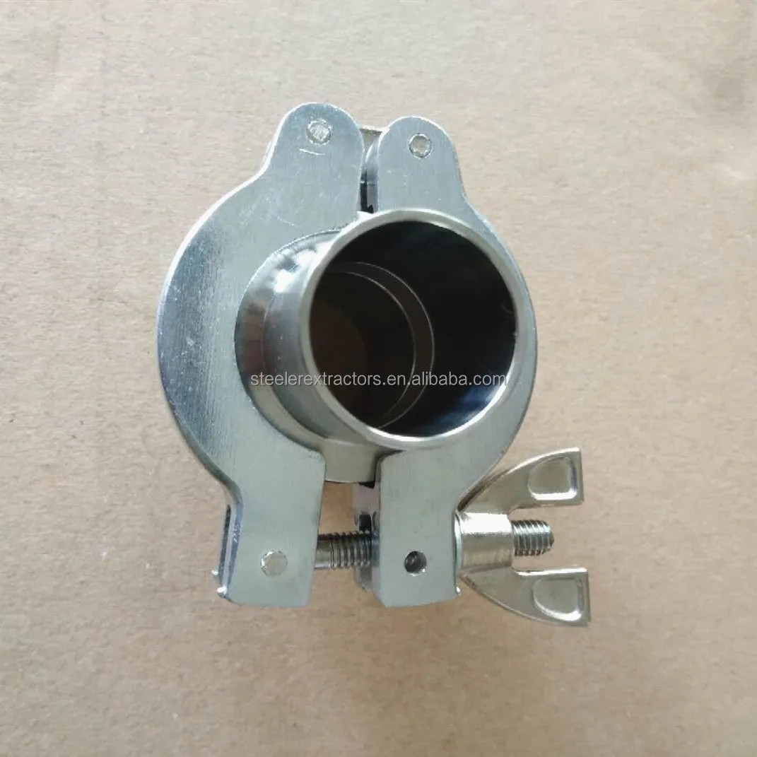 KF Sanitary Ss304 Quick Vacuum Clamp for Vacuum Pipe System KF16 KF25 KF40 KF50