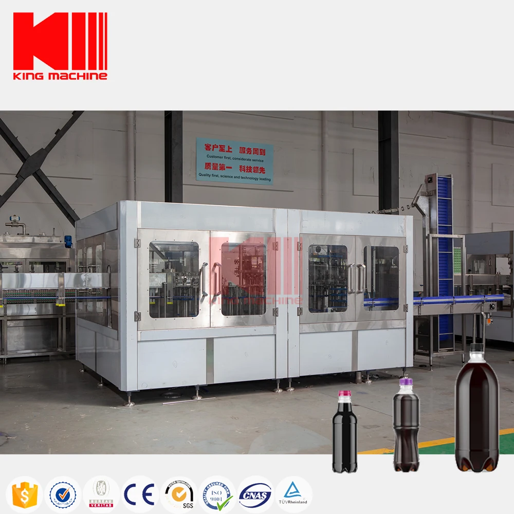 King Machine Carbonated Soft Drink Making Energy Drink Filling Line