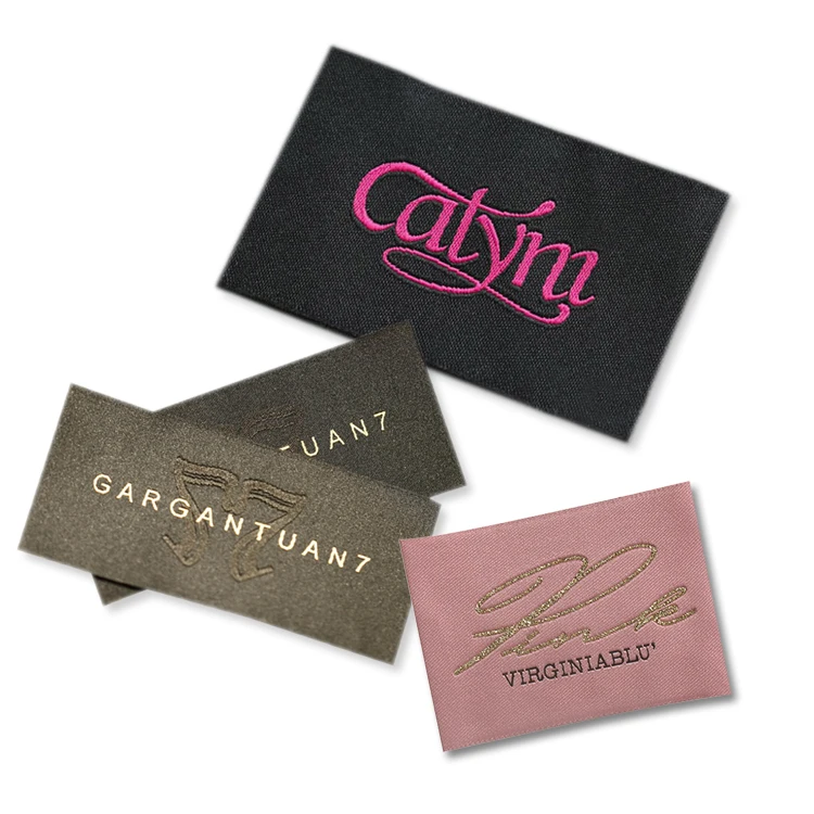 High Quality Custom Logo Luxury High Density Woven Label