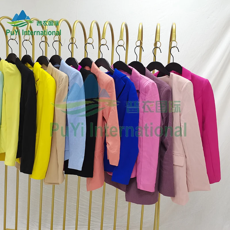 Ladies Thin Suits Coats Fashion Old Clothes Used Clothes Only Jackets ...
