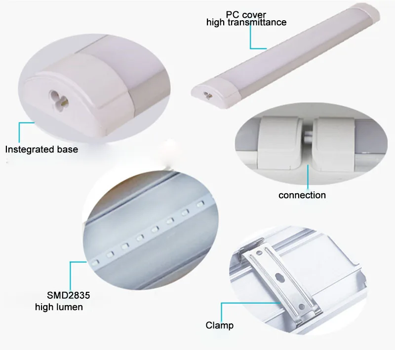 2020 новый дизайн соединяемая Светодиодная трубка линейный светильник 9 Вт 18 28