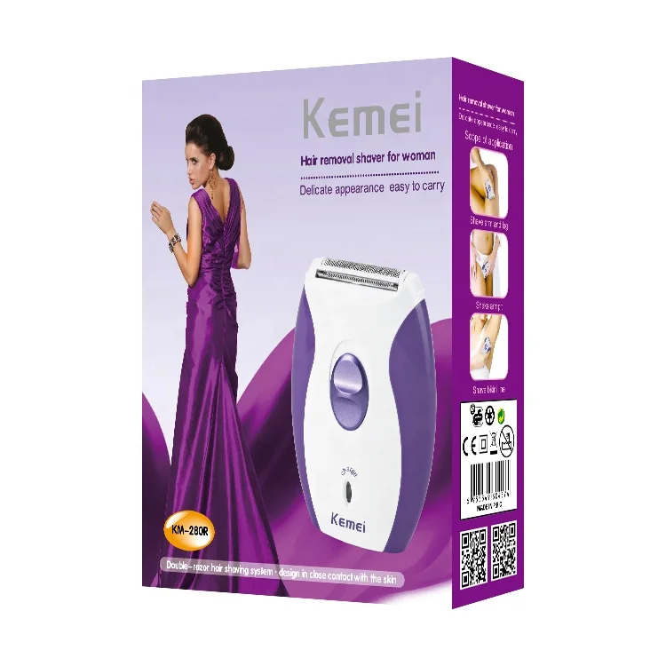 Портативный женский эпилятор Kemei KM 280R 100V 240V