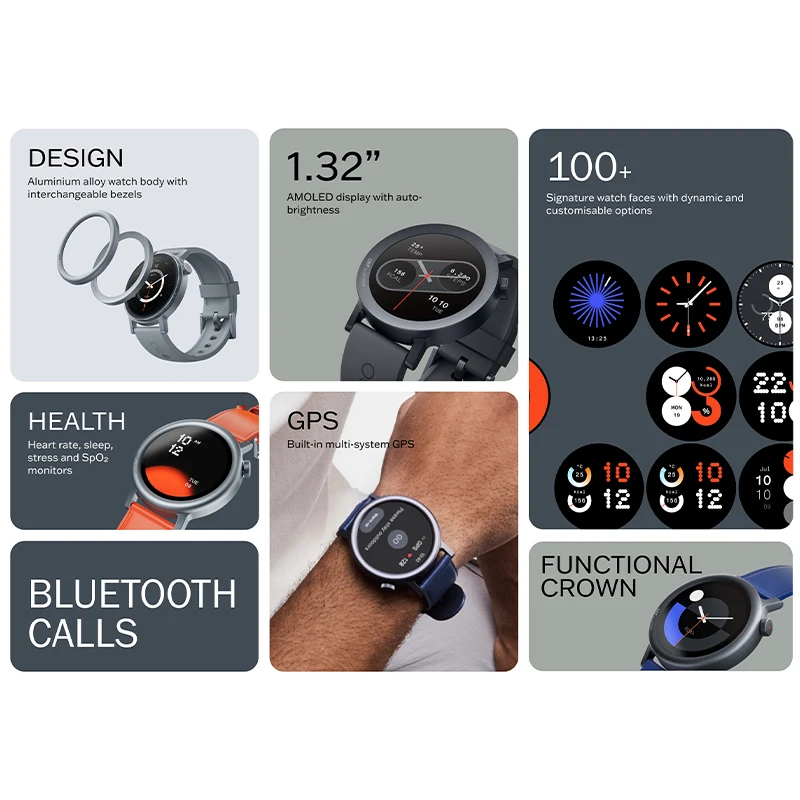 Global Version Nothing CMF Smart Watch Pro 2 Smartwatch 1.3'' AMOLED 100+ watchfaces Sup aperçu 2