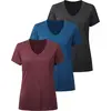 3 Pack Dark Grey Blue Wine Red