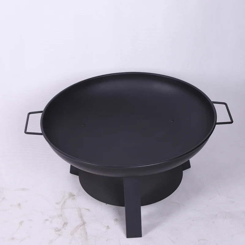 Large Outdoor Metal Portable Steel Fire Pit With 3 Legs for Camping-durable and Easy to Use supplier