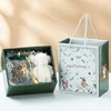 Deer Set Cup Towel Bear - Glass