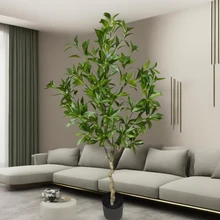 120cm Popular big tree Artificial home plants Pieris japonica indoor outdoor decoration artificial tree  for  shopping mall