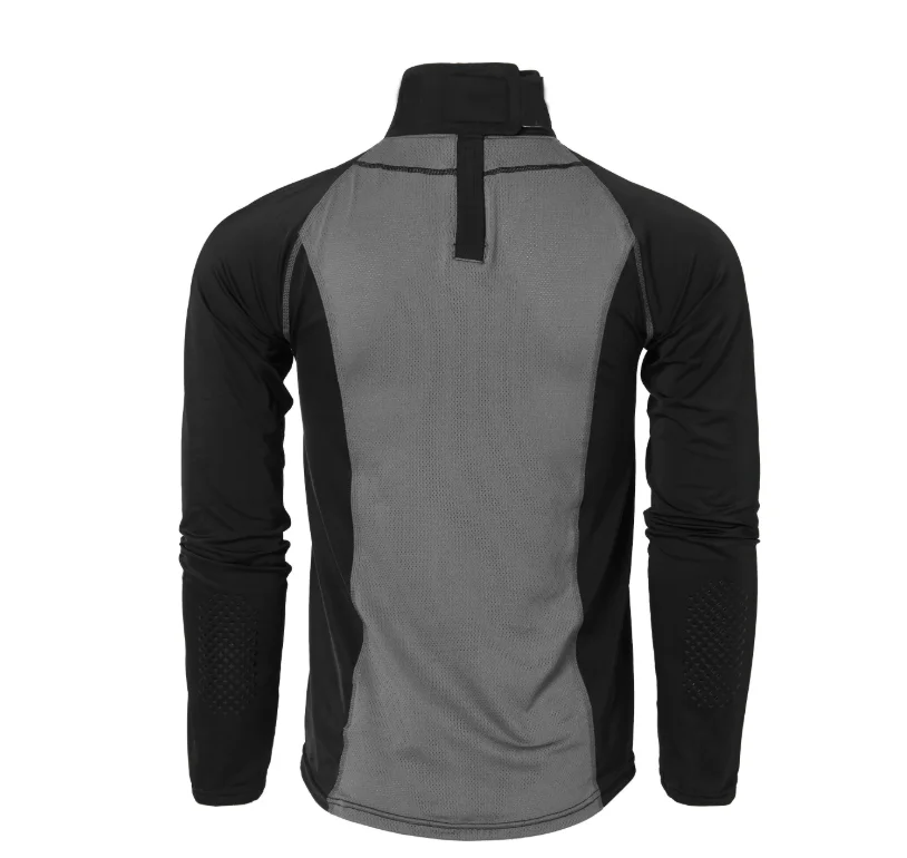 Four-Way Stretch Compression Design Long Sleeve Hockey Shirt 100% Polyester Quick Dry Custom Team Unisex Adult