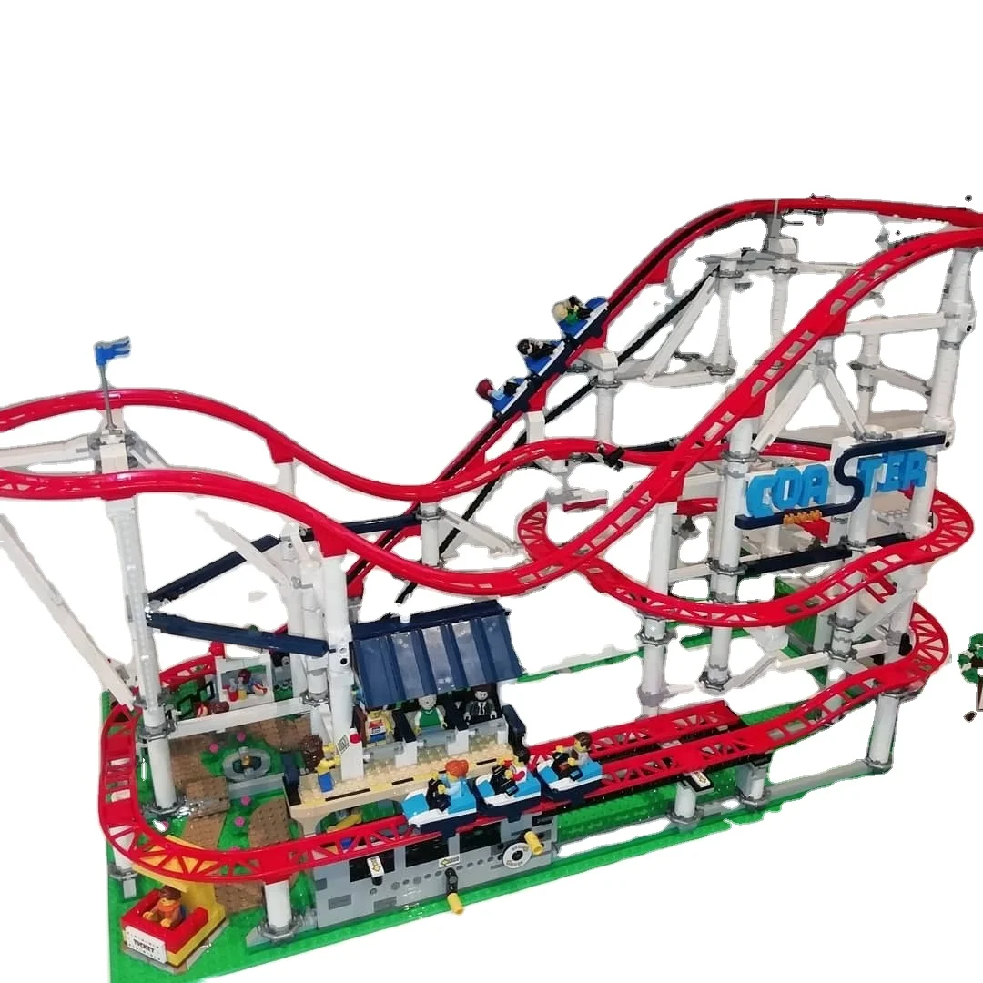 Wholesale 15039 84028 4600+pcs/set 10261 Create Expert  Roller Coaster Bricks Toys for Kids Gifts