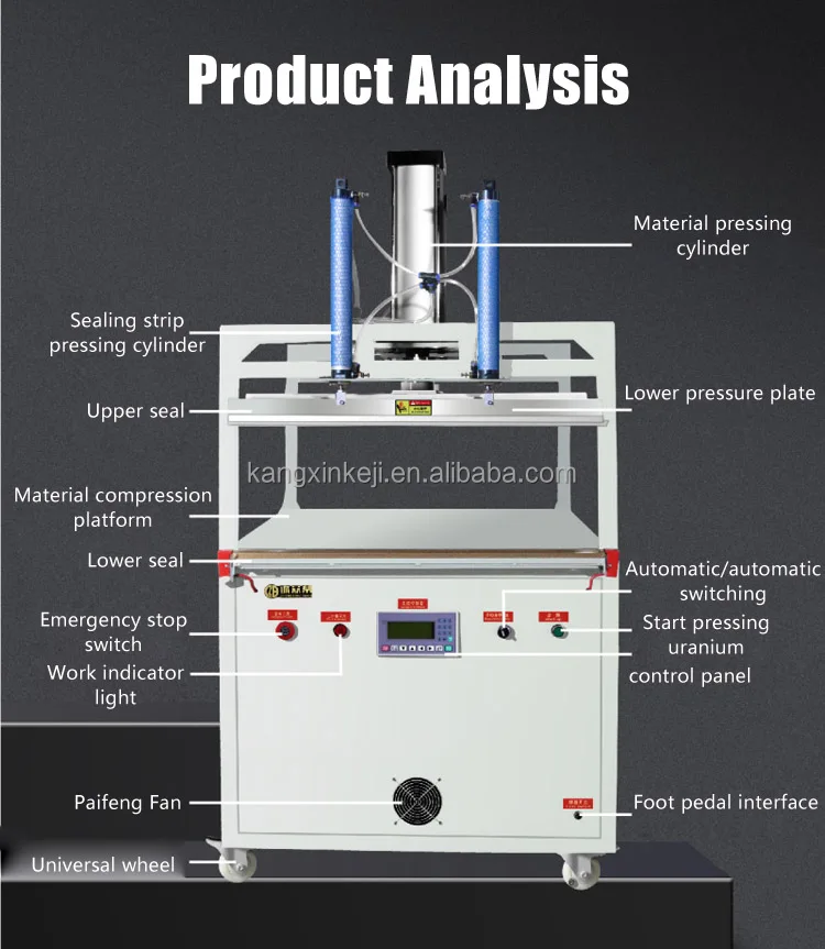 For Cushion Clothes Textile Quilt Automatic Vacuum Pillow Packing Compressing Press Sealing Machine