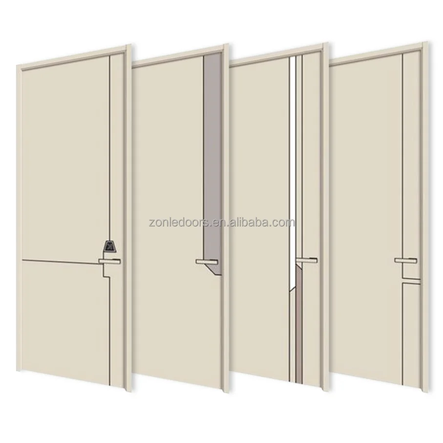 New Interior Room Water Proof Door Design Waterproof Wpc Solid Wooden ...