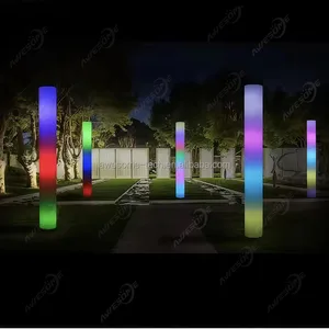 Customized Waterproof Colorful RGB Led Rainbow Tube with Base for Christmas Decoration