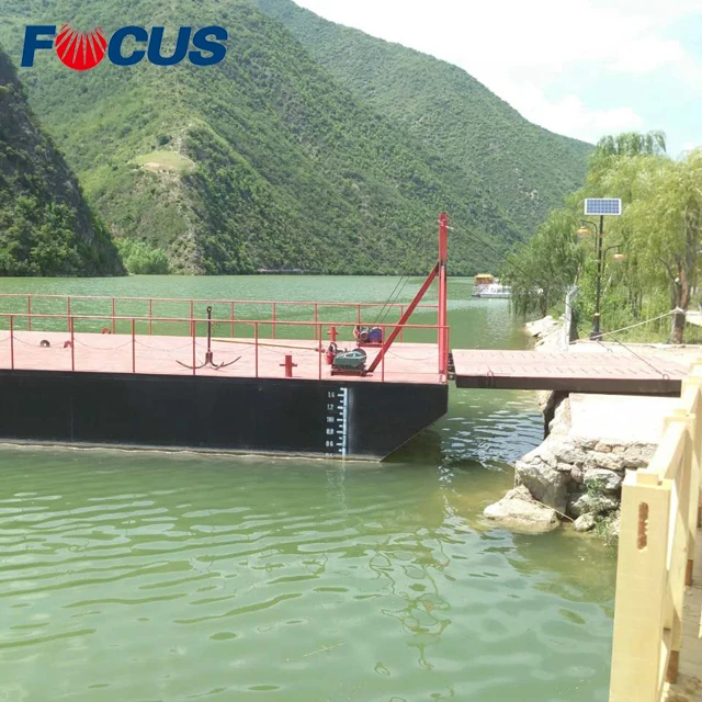 Плавающая понтонная док-станция для