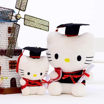 18/23cm Cute Dr. Bear Plush Toy Stuffed Animal Soft Kawaii Teddy bear Animal Dolls Graduation Gifts for Kids Children Birthday