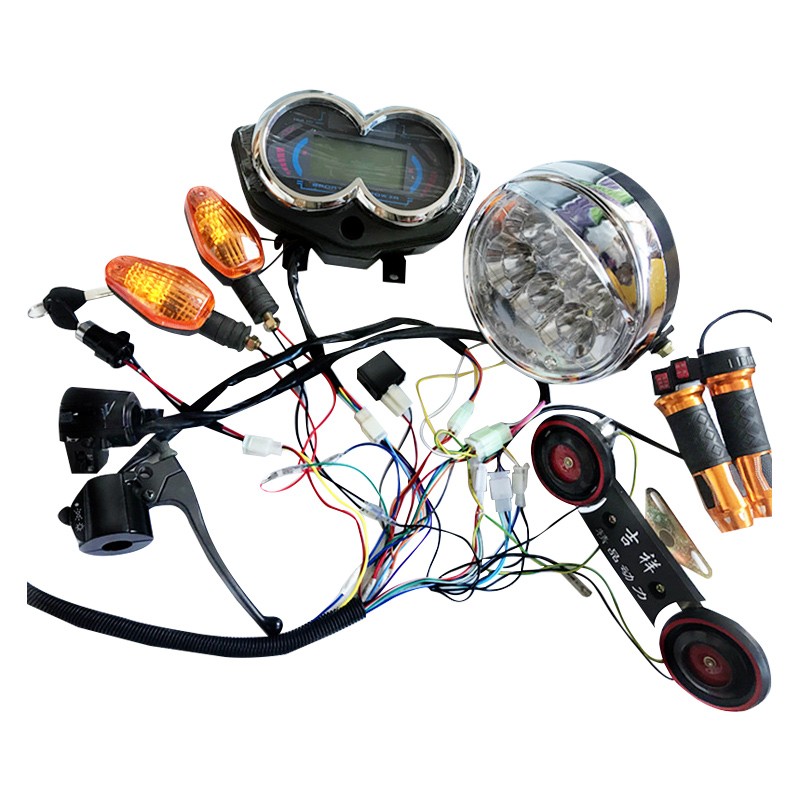 Электрический прибор для сборки с тремя колесами переключатель налобного фонаря ручка рог корона принц запчасти ремонта