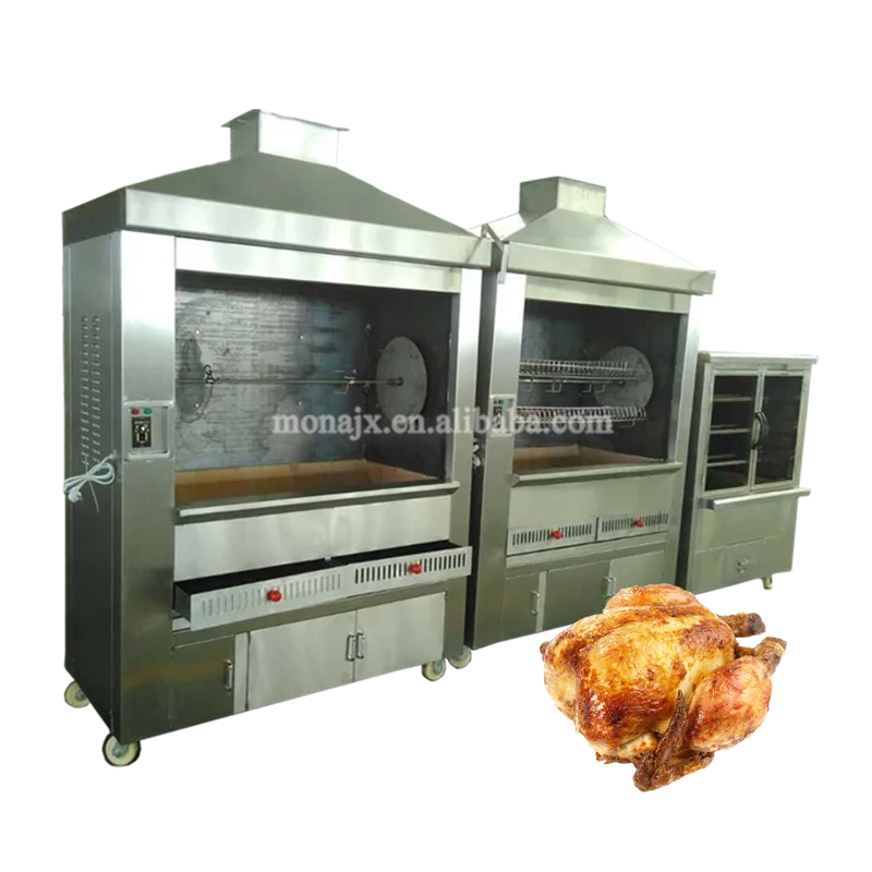Peruvian Chicken Grill Machine Automatic Rotating Chicken Wing Barbecue Machine