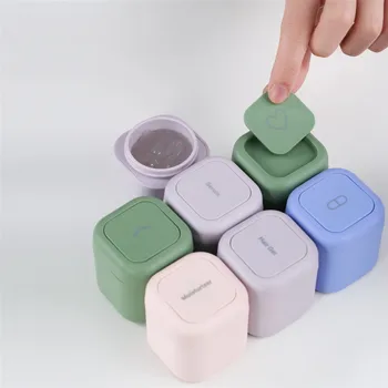 ZEUP Travel Containers - Haircare Set - Magnetic Travel Capsules - for Shampoo, Conditioner, Hair Styling Product 3-pack