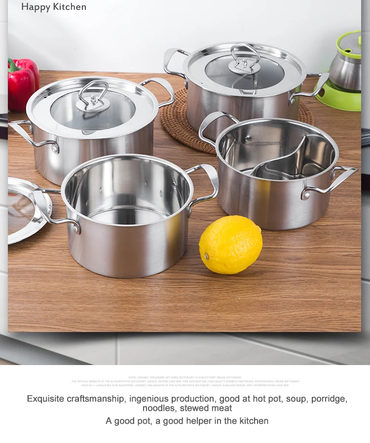 Wholesale Multifunction Kitchen Ware Induction Cookware Stainless Steel