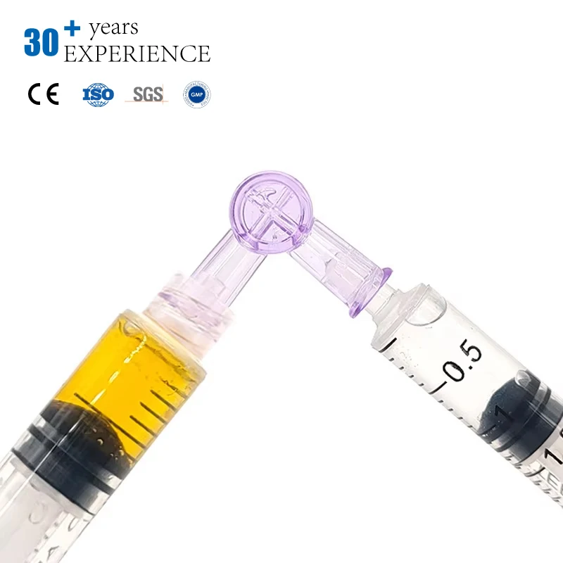 Unimaster Medical Consumables Luer Lock Connector Plastic High Sensitivity Coupler Transfer Syringe Connector