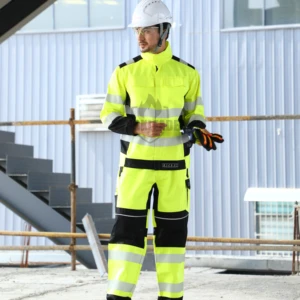Factory Supply Flame Retardant Pants Mining Application Anti-Static Arc Flash Safety Jacket Work Suit
