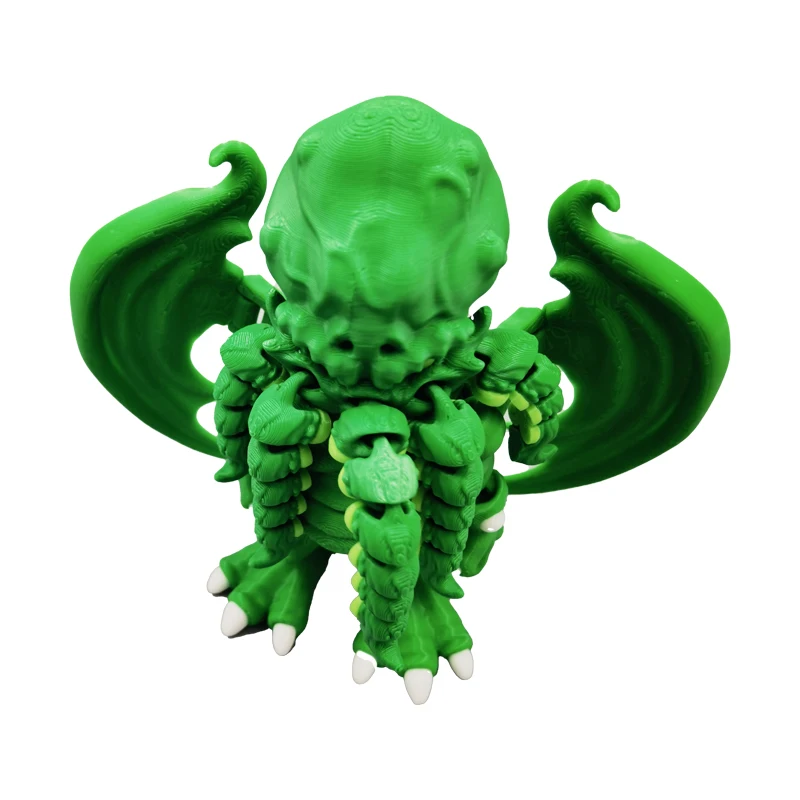 Exquisite 3D Printed Octopus Action Figures PLA Toy FDM 3D Printing Service