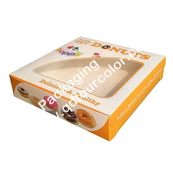 Happy Meal and Fast Food Customized Paper Cake Box Art Cake Cake Packaging Mooncake Box Free Offset Printing