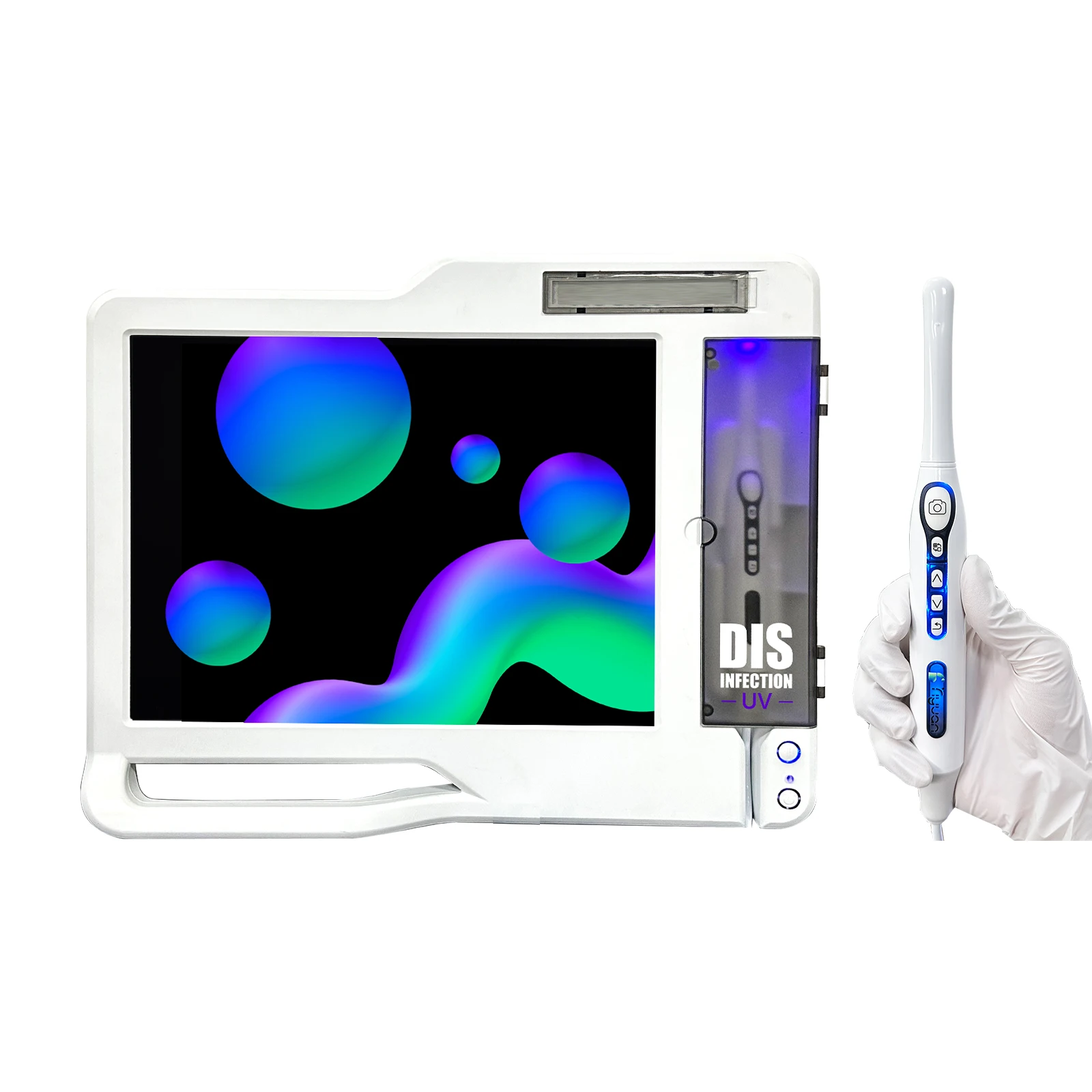 Dental factory endoscope low price, promotional price intraoral camera multi-function monitor with handle with WiFi