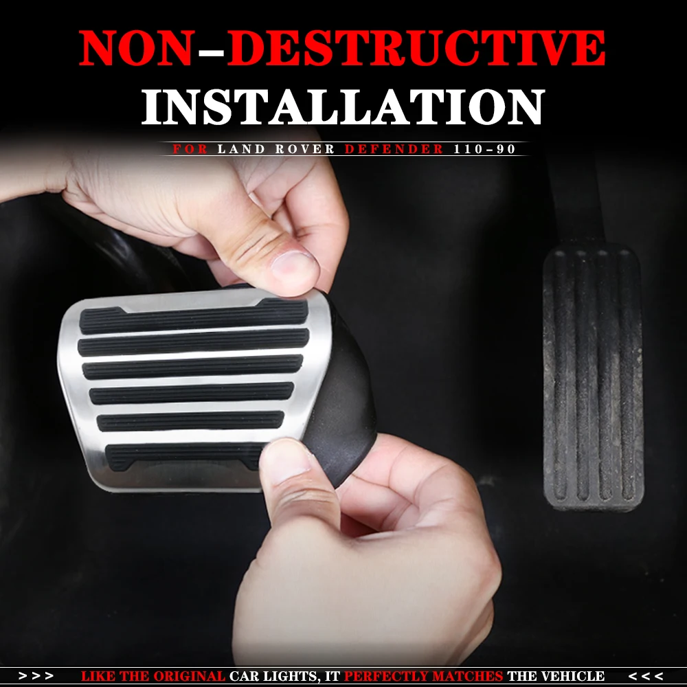 Brake Gas Pedal Pad Cover For Range Rover Sport Discovery 5 Defender 90 110 | UK