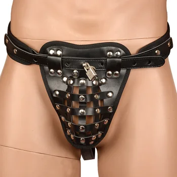 Strict Leather The Safety Net Leather Male Chastity Belt Male Chastity Jock