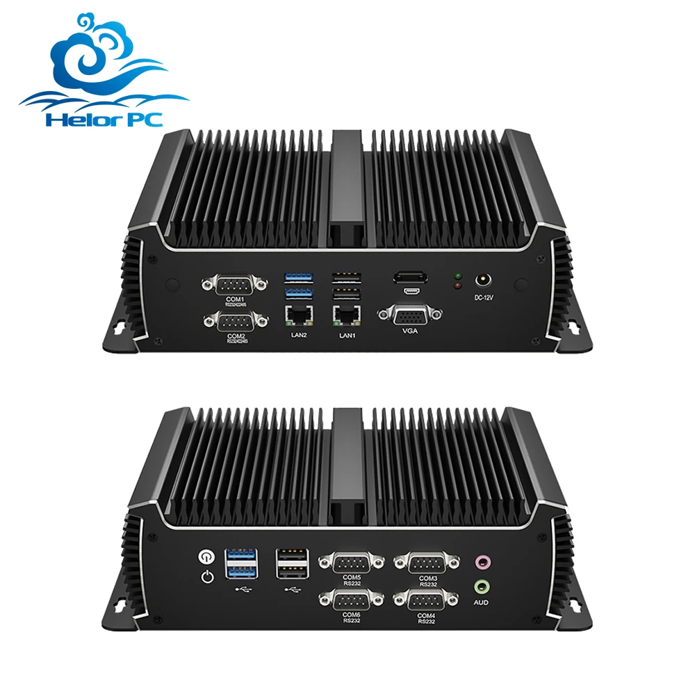 In-tel Core I5 6300U CPU DDR4 RAM 2 2.5G RJ45 LAN 6 RS232 RS485
