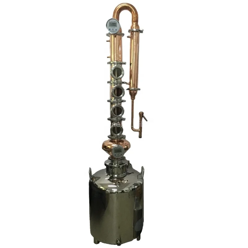 100L/200L Copper Home Distillation Equipment with Reflux
