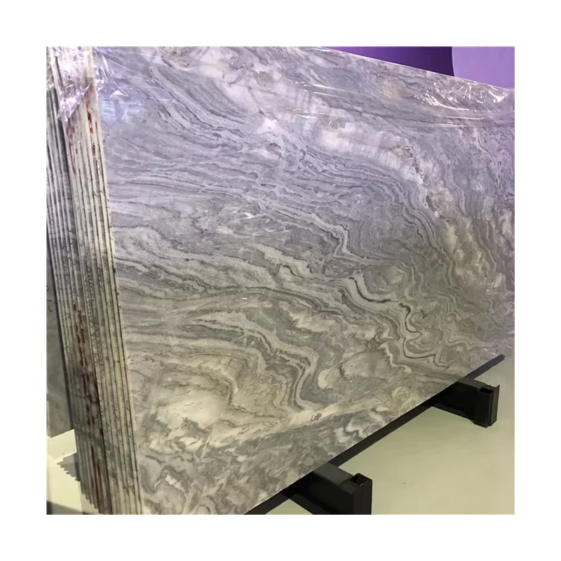 Palissandro Blue Elegant Marble Look Sliver Grey Granite for Countertop,wall and Floor Decor
