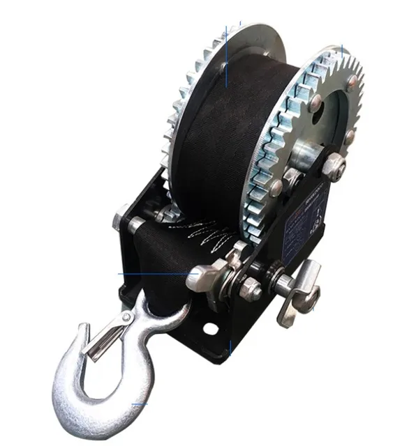 Trailer 1200lbs Hand Winch 10m Wire Rope Single Speed Manual Winch For