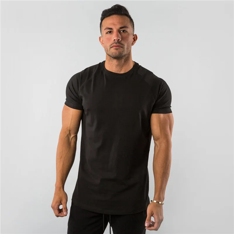 Training Exercise Short Sleeve T-shirt Men Lightweight Quick Dry Man T-shirt Sport Breathable Running T-shirts682_voghion.com