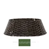Caramel-colored tree skirt-small